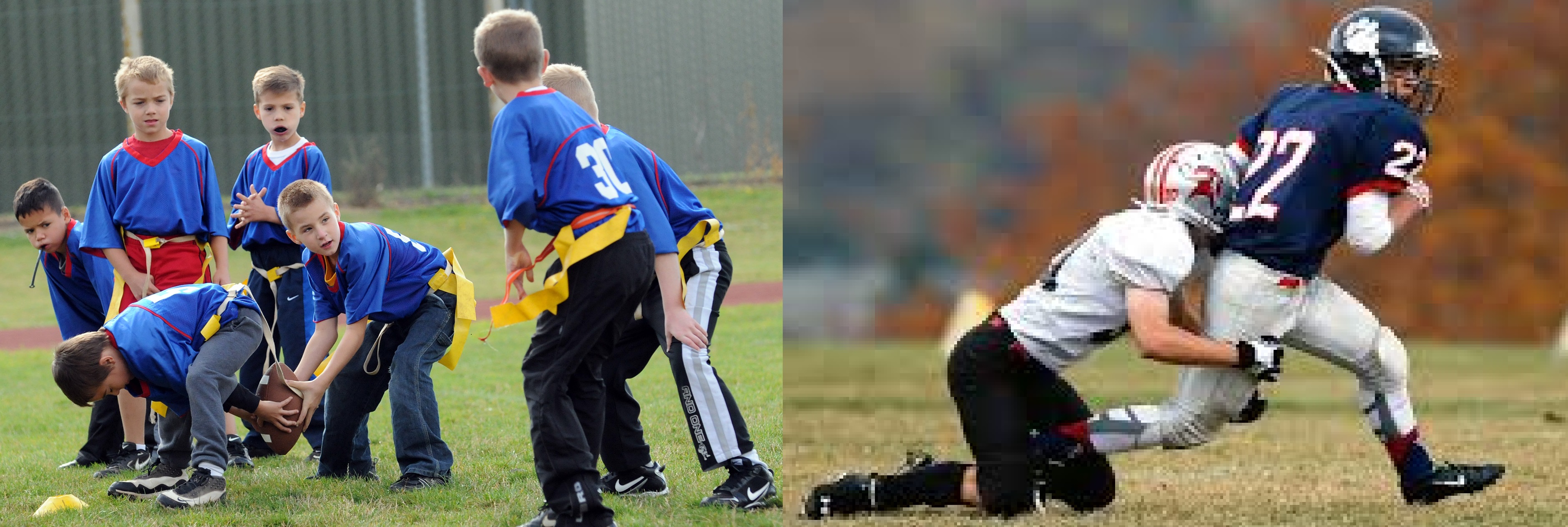 Flag Youth Football, Tackle Youth Football